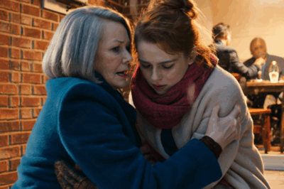 On Christmas Eve, I showed up unexpectedly and saw my daughter shivering outside in the freezing cold. And inside, my husband’s family was lively around the fireplace with champagne and laughter. I held my daughter, walked straight in, and said six words—the house went silent, opening a night of reclaiming justice that they would never forget.