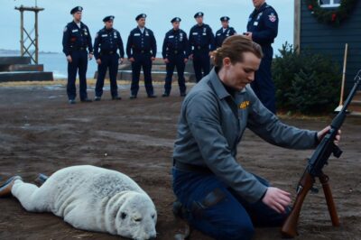 She Was Sweeping the Barracks — Until a SEAL Handed Her His Rifle and Stepped Aside. She was just swee
